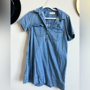 Madewell denim shirt dress